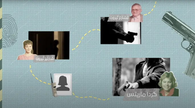 Collage animation with fingerprints and portraits