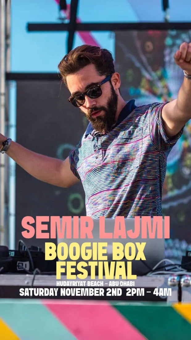 Boogie Box Festival poster with Semir Lajmi
