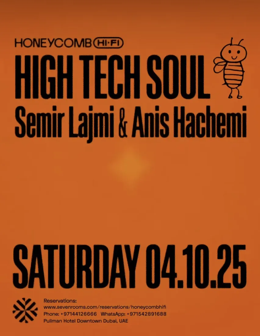 High Tech Soul poster, Semir Lajmi and Anis Hachemi, Saturday 4 October 2025