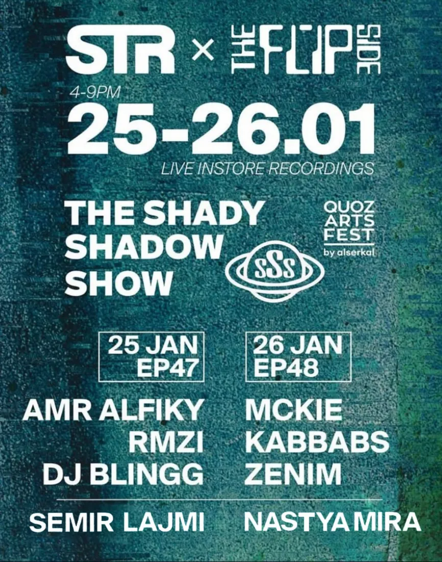 STR x The Flip poster for Quoz Arts Fest