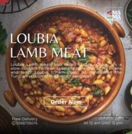 La Mama social post for Loubia
